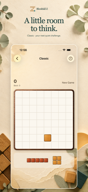 Blockfall Z Classic-mode marketing preview